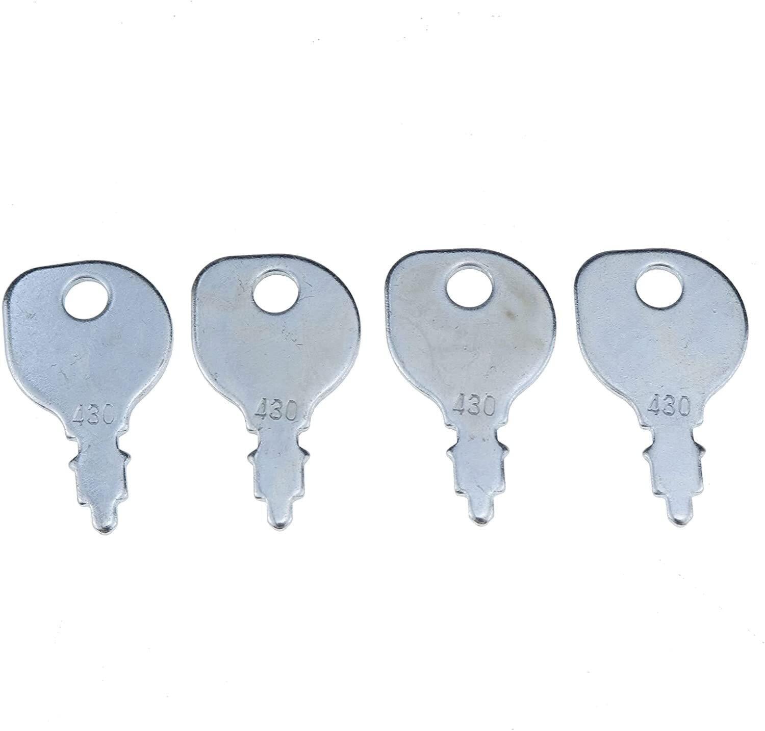 4x Ignition Keys M40718 for John Deere 110 112 120 140 210 212 316 317 318 116