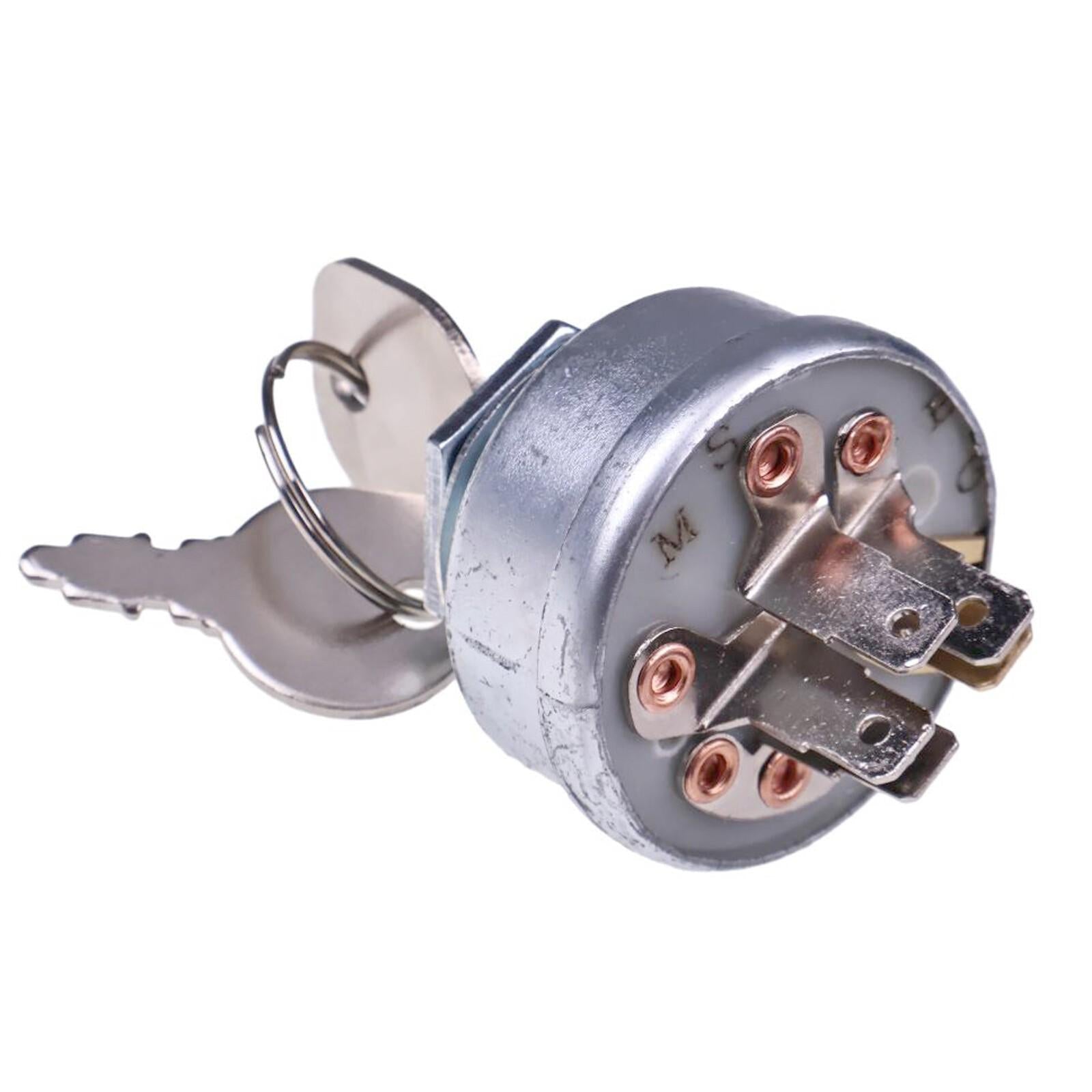 5 Terminal Main Ignition Switch W/2 Keys Replaces for Kubota K1122-62110