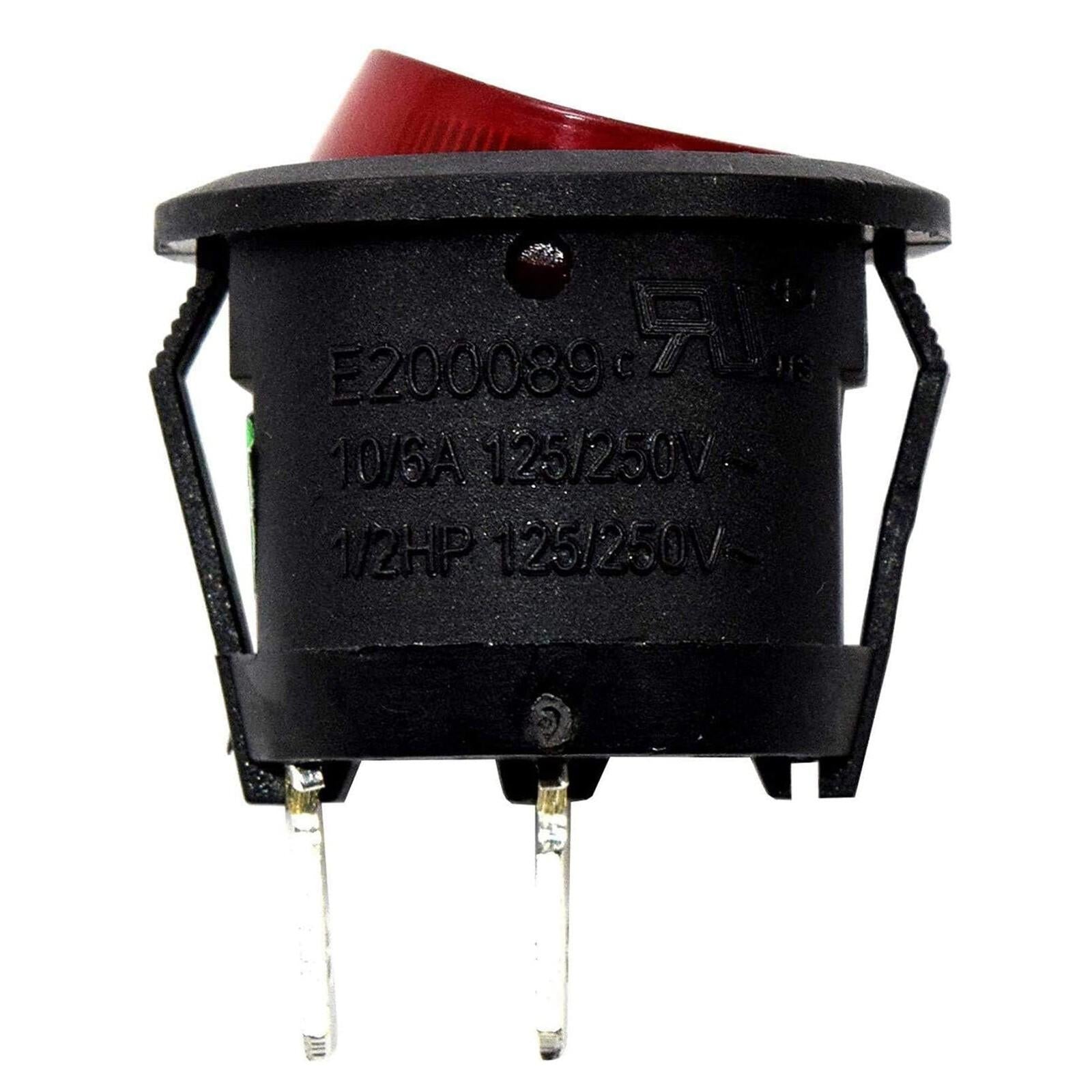 5-Pack HQRP On Off Power Switch for Hoover Upright Vacuums, 440003992 270046001
