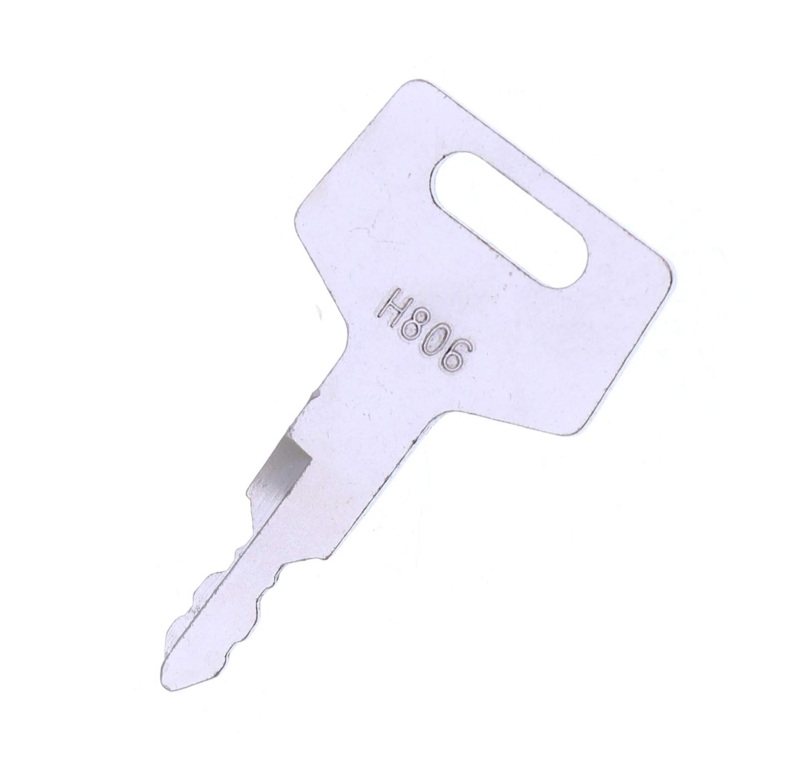 5X Ignition Keys H806 Heavy Equipment Keys for Takeuchi Hitachi Gehl 17001-00019