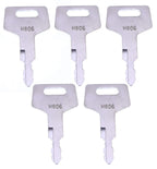 5X Ignition Keys H806 Heavy Equipment Keys for Takeuchi Hitachi Gehl 17001-00019