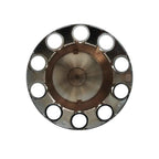 Rear Axle Wheel Cover Spike Screw-on Lug Nut Cover Semi Truck Chrome 33 MM
