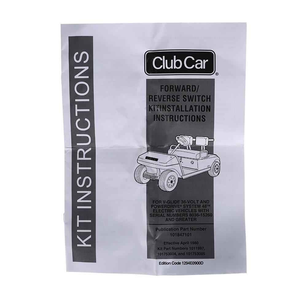 For Club Car DS Golf Cart Forward And Reverse Switch Assembly 1990+up New