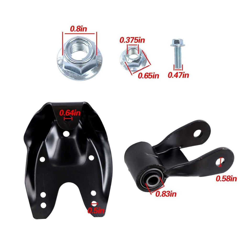 Rear Leaf Spring Hanger Bracket Kit 722-216 For Dodge Dakota 1997 1998-04 4WD