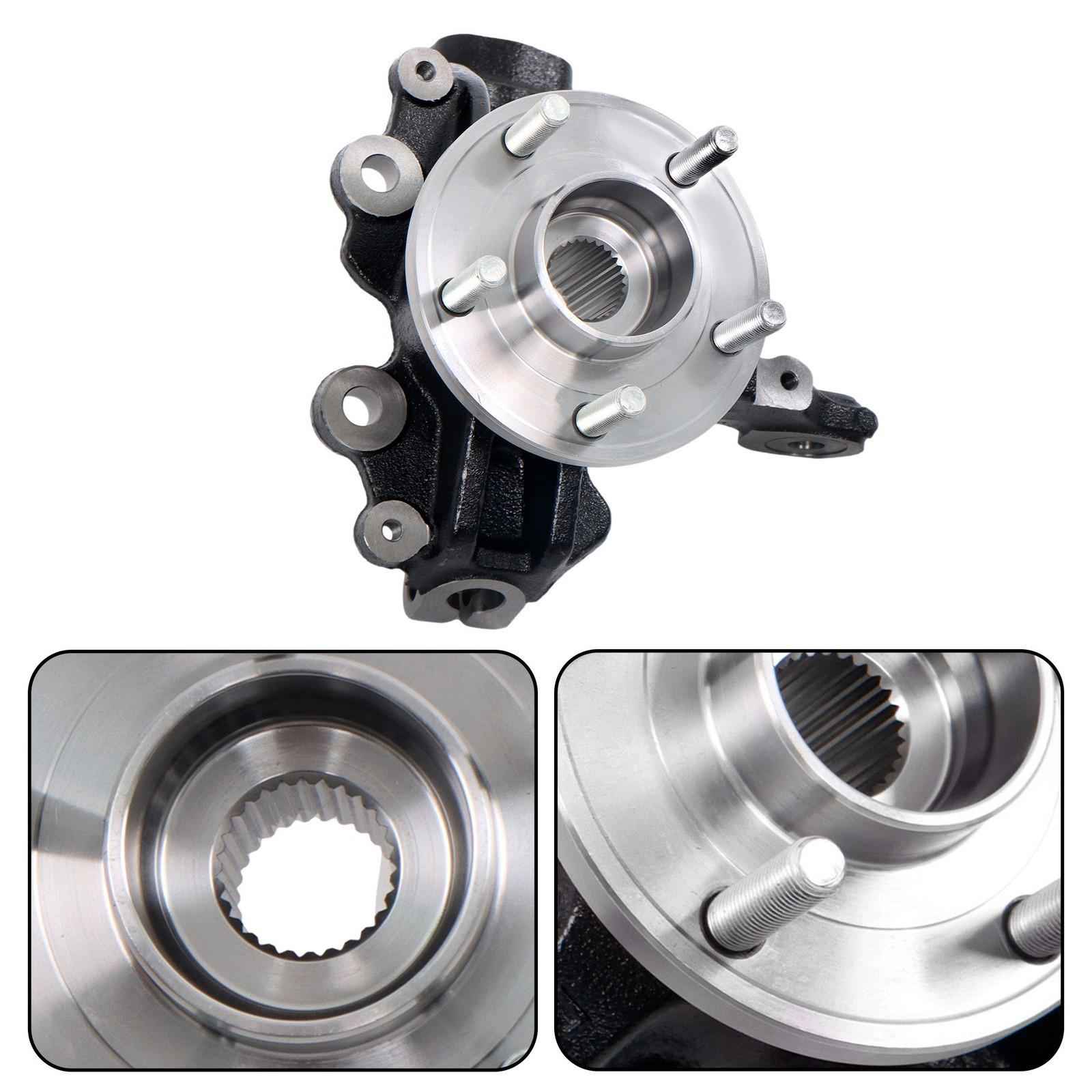Front Left Steering Knuckle and Wheel Hub Bearing For Ford Focus Sedan/Hatchback