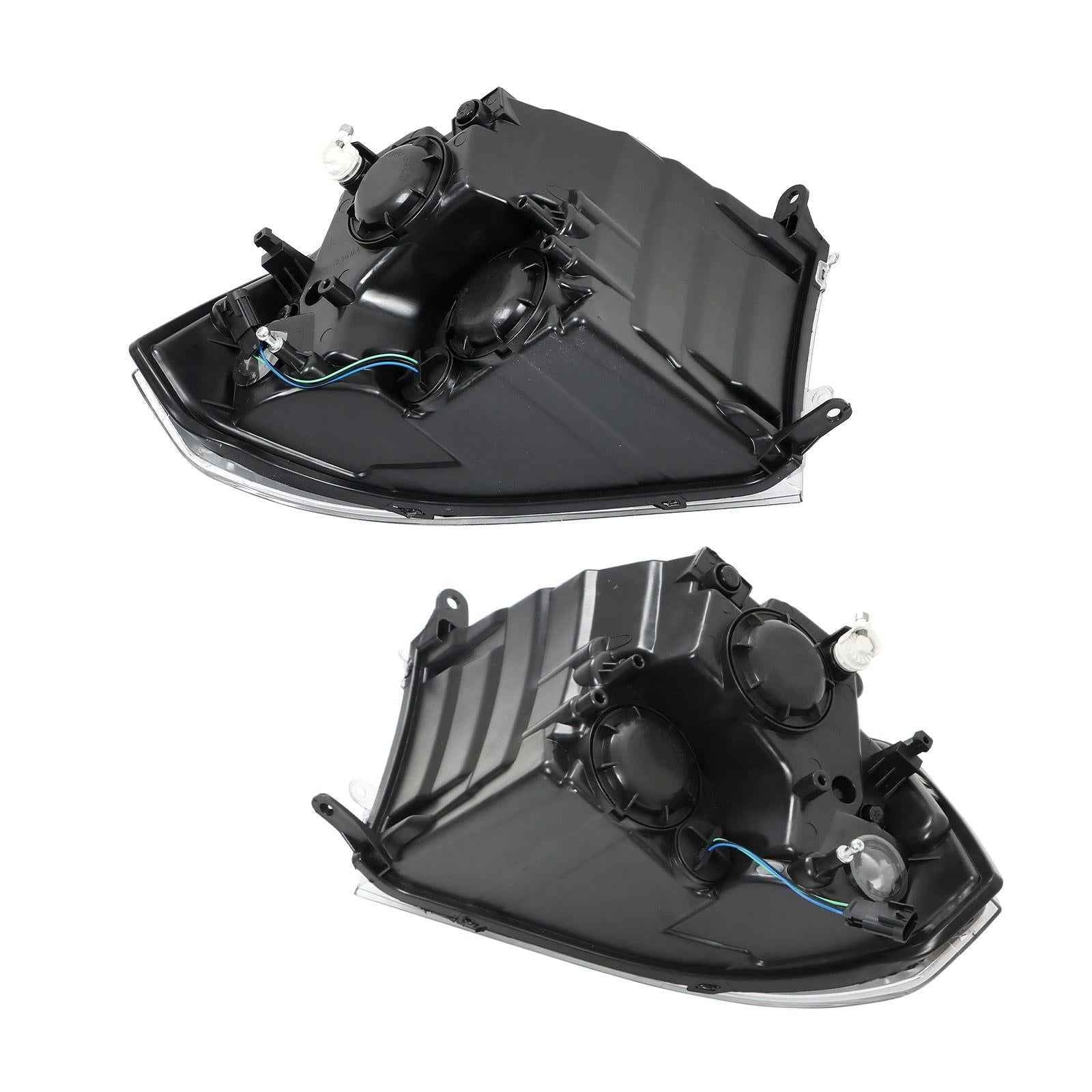 Halogen Headlights Assy For Dodge Ram 1500 2500 3500 2009-2018 Pair LH&RH Clear
