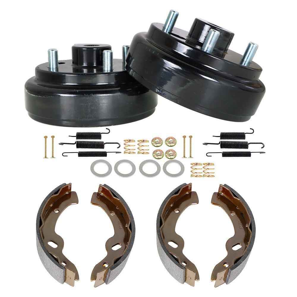 Rear Brake Hub Drums Brake Shoe Spring Kit For EZGO TXT 1996-UP Electric
