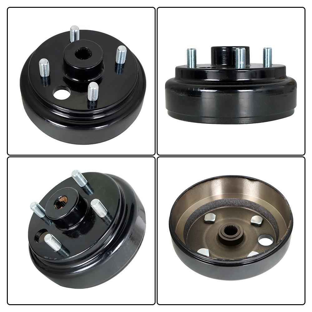Rear Brake Hub Drums Brake Shoe Spring Kit For EZGO TXT 1996-UP Electric