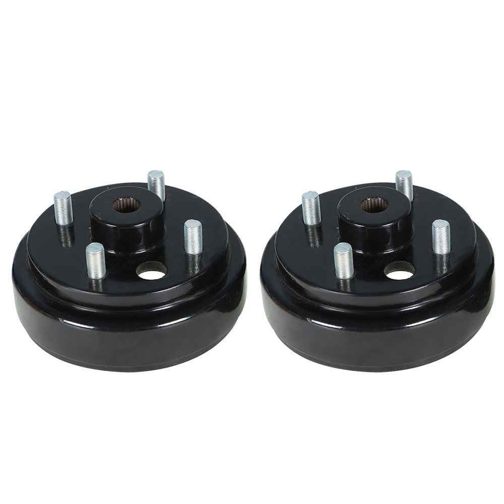 2× Rear Wheel Brake Hub Drum For EZGO Electric Gas 2 Cycle Golf Cart 1982-1993