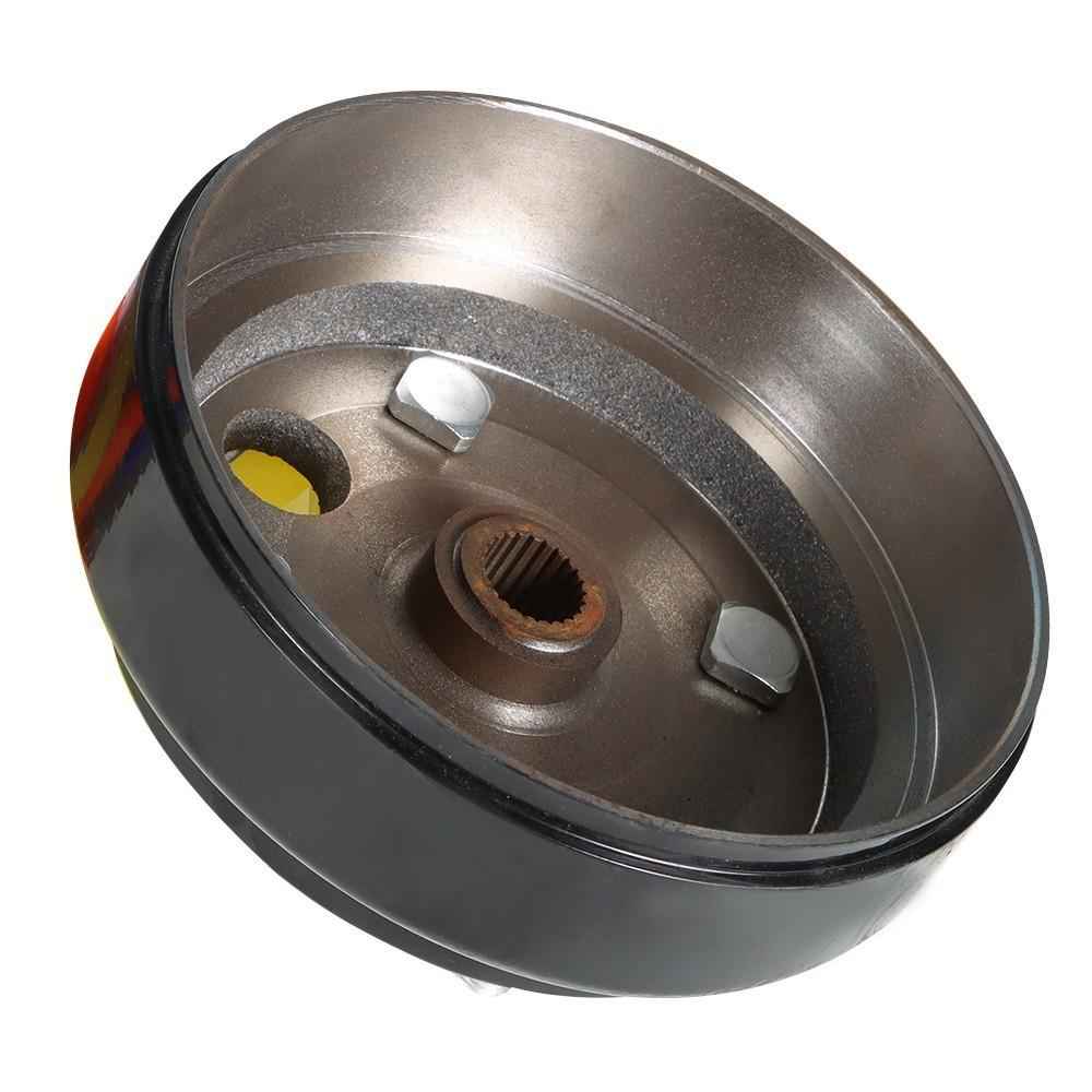 2× Rear Wheel Brake Hub Drum For EZGO Electric Gas 2 Cycle Golf Cart 1982-1993