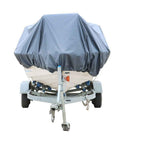 Heavy 600D Marine Grade Polyester Canvas Trailerable Waterproof Boat Cover