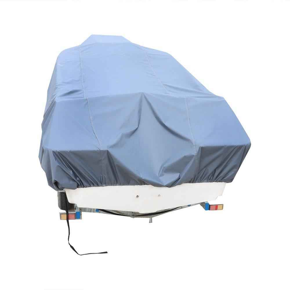 Heavy 600D Marine Grade Polyester Canvas Trailerable Waterproof Boat Cover