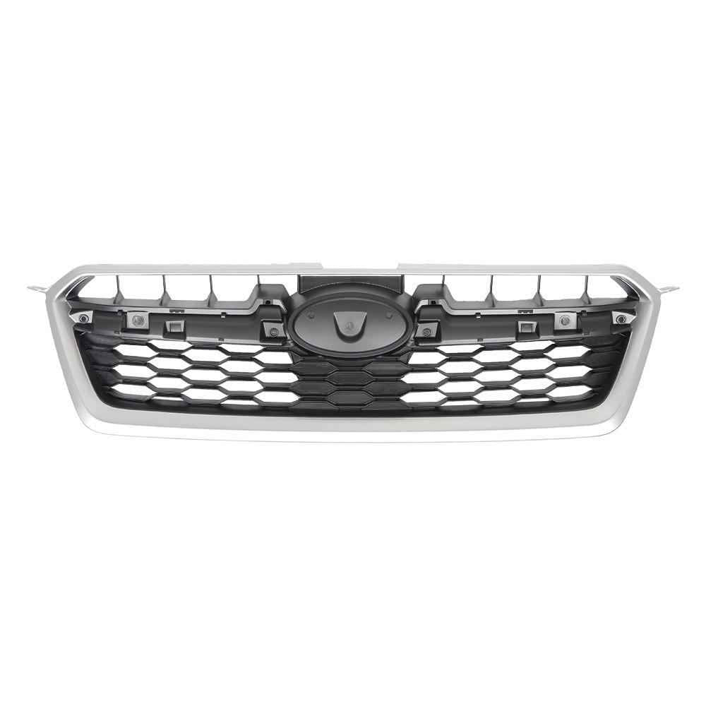 For Subaru Impreza 12 13-2016 Front Upper Bumper Grill Chrome/Black Mesh Grille
