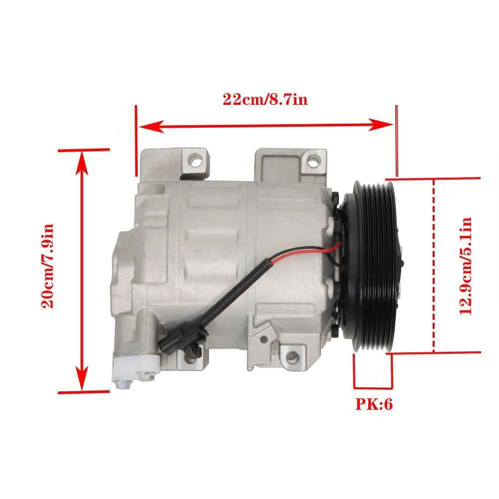 CO 10886C AC A/C Compressor W/Clutch For Nissan Altima Sentra 2008 2009-2012
