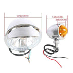 Driving Spot Fog Light Bar W/ Bracket Turn Signal Fit For Honda Motorcycle US