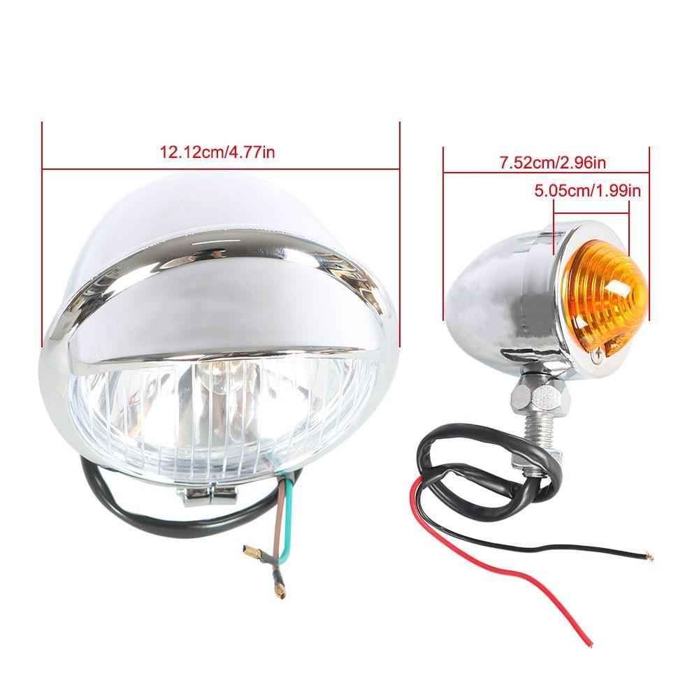 Driving Spot Fog Light Bar W/ Bracket Turn Signal Fit For Honda Motorcycle US