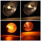 Driving Spot Fog Light Bar W/ Bracket Turn Signal Fit For Honda Motorcycle US