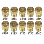 10pcs Carburetor Main Jet Kit For PWK OKO CVK 100 105 108 110 115������140
