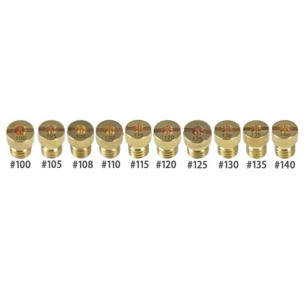 10pcs Carburetor Main Jet Kit For PWK OKO CVK 100 105 108 110 115������140