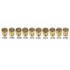 10pcs Carburetor Main Jet Kit For PWK OKO CVK 100 105 108 110 115������140