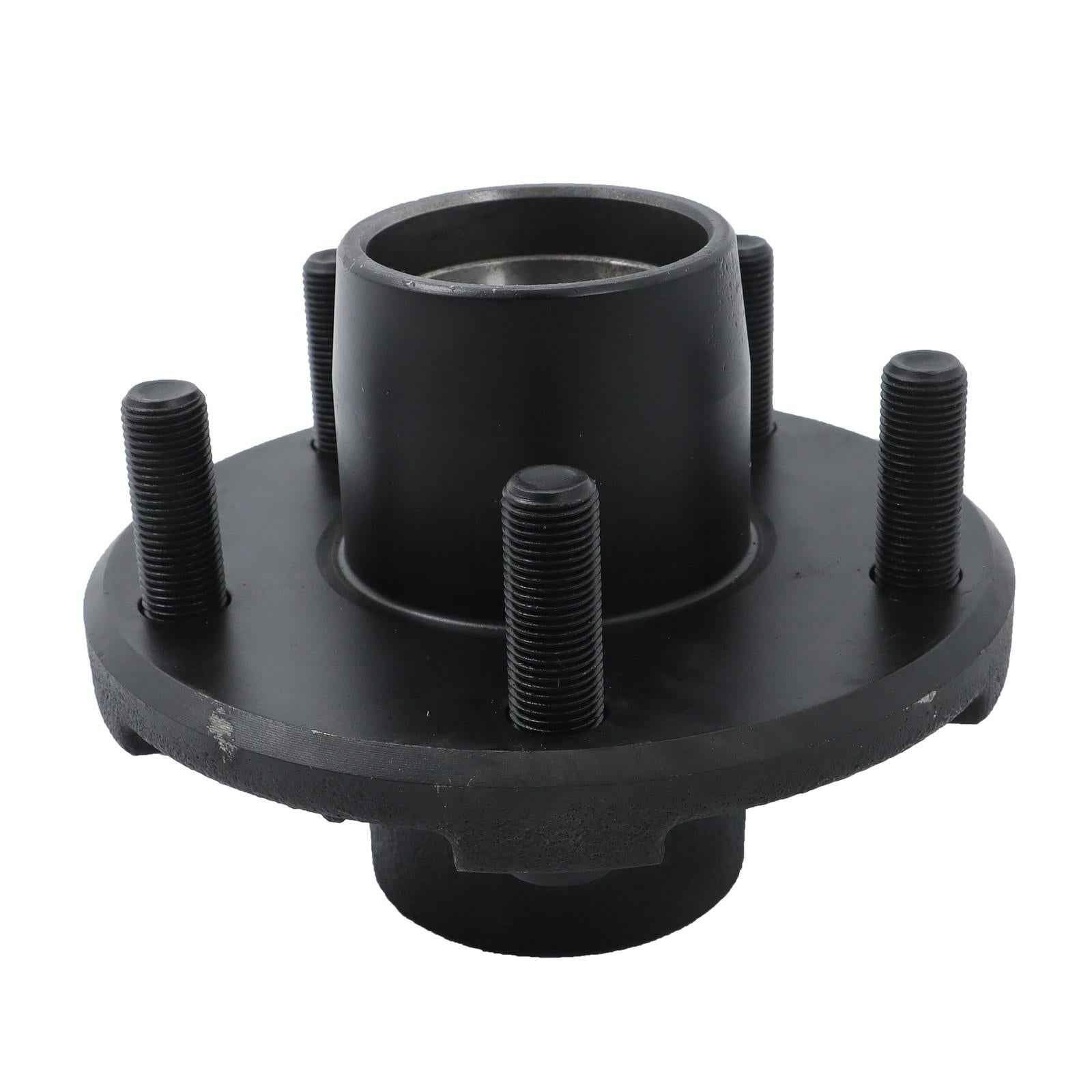 2 Sets 5 Lug Idler Trailer Hub Kits 5 on 4.5" For 2000 lbs Axle 1-1/16" bearings