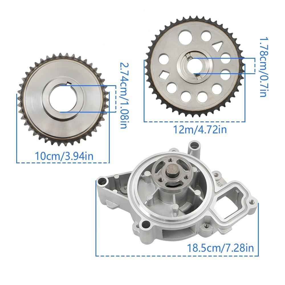 Timing Chain Kit Water Pump Kit For GM Chevrolet Pontiac 2.2L 2.4L l4 2000-2010
