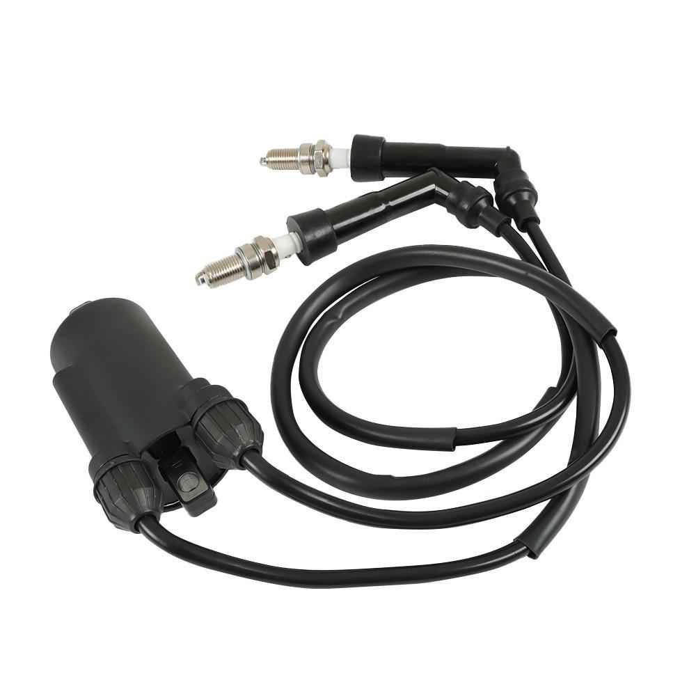 Ignition Coil & Plug W/ Cap For Honda Goldwing 1200 GL1200 1100 GL1100