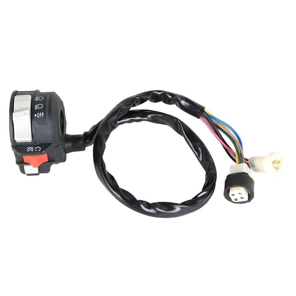 For Yamaha Moto 4 Warrior 350 YFM250 350 Left Handlebar Kill Light Switch