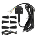 NEW ATV 12V Handle Bar Control Switch & Mounting Bracket Winch Rocker Thumb