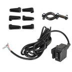 NEW ATV 12V Handle Bar Control Switch & Mounting Bracket Winch Rocker Thumb