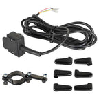 NEW ATV 12V Handle Bar Control Switch & Mounting Bracket Winch Rocker Thumb