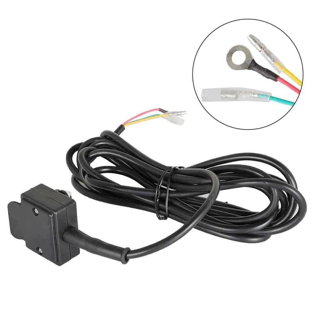 NEW ATV 12V Handle Bar Control Switch & Mounting Bracket Winch Rocker Thumb