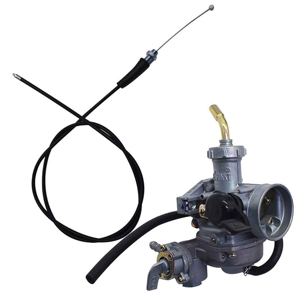 Carb Carburetor & Throttle Cable Fit For Honda ATV 90 110 125 TRX125