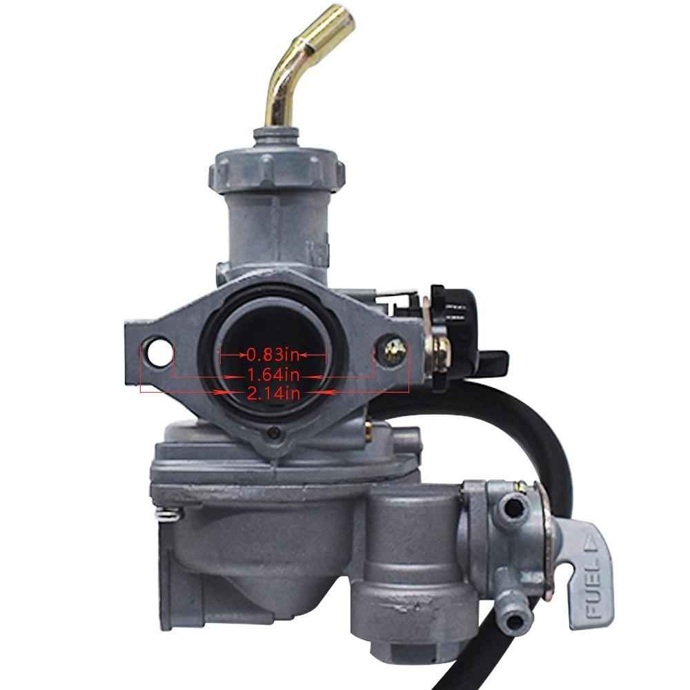 Carb Carburetor & Throttle Cable Fit For Honda ATV 90 110 125 TRX125