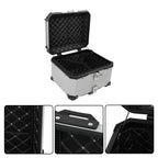 Rear Top Case Luggage Tour Tail Tool Box Lock 55L Motorcycle Aluminum Trunk