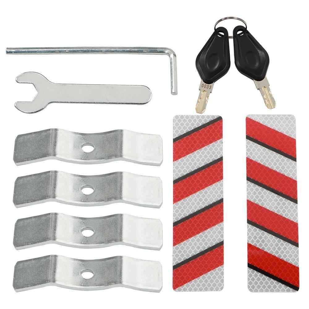Rear Top Case Luggage Tour Tail Tool Box Lock 55L Motorcycle Aluminum Trunk