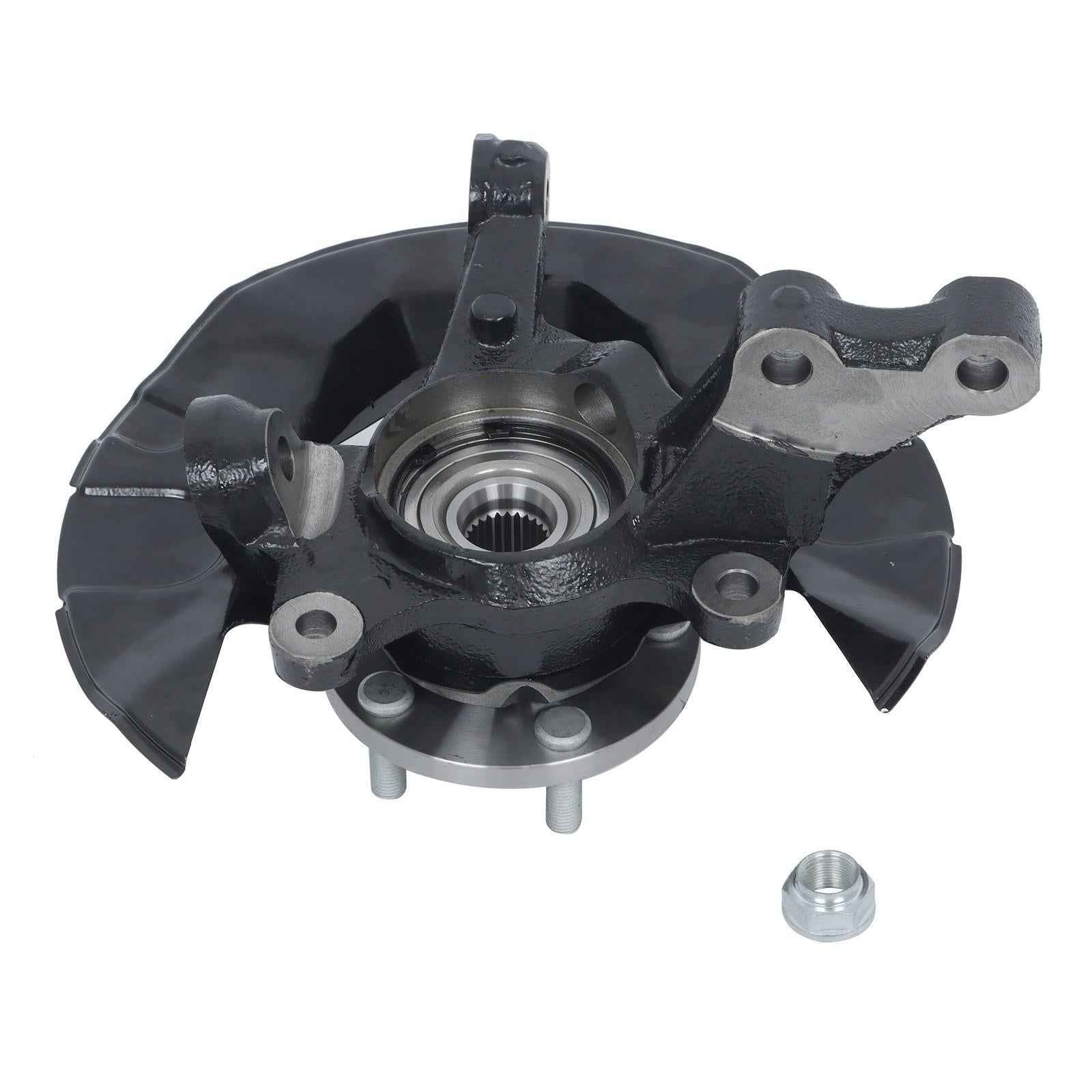 Front Driver Side Steering Knuckle & Wheel Hub Bearing For Toyota Corolla 03-05