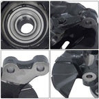 Front Driver Side Steering Knuckle & Wheel Hub Bearing For Toyota Corolla 03-05