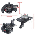 Front Driver Side Steering Knuckle & Wheel Hub Bearing For Toyota Corolla 03-05