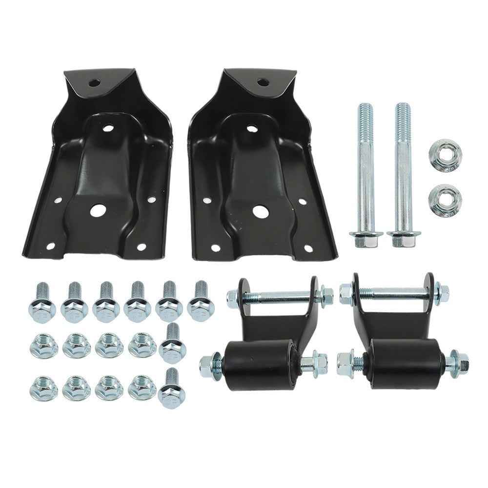 Rear Leaf Spring Hanger Bracket Shackle Kit For Chevy Silverado 1500 2013-1999