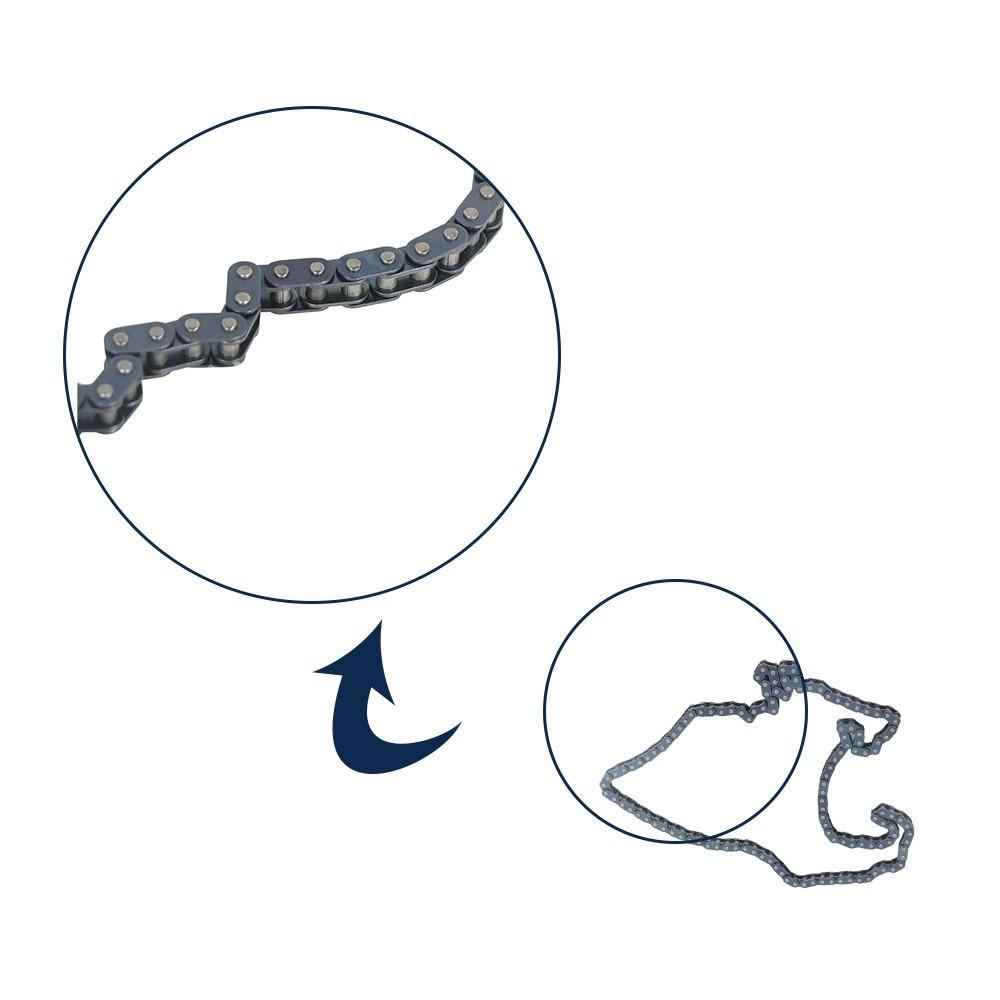T8F 54T Rear Drive Chain With Chain Sprocket For Mini Bike ATV Quad Go Kart