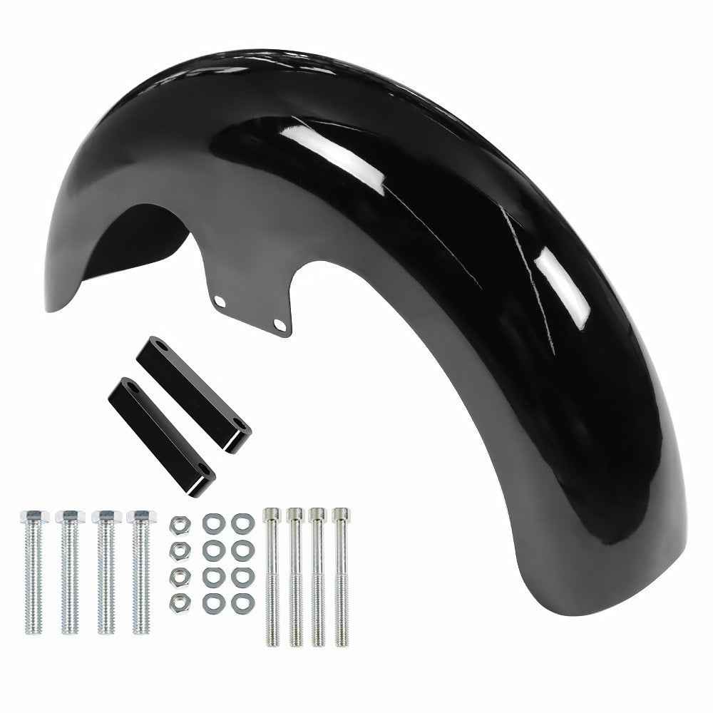 For Touring Electra Glide Custom Baggers 23" Wheel Wrap Front Fender