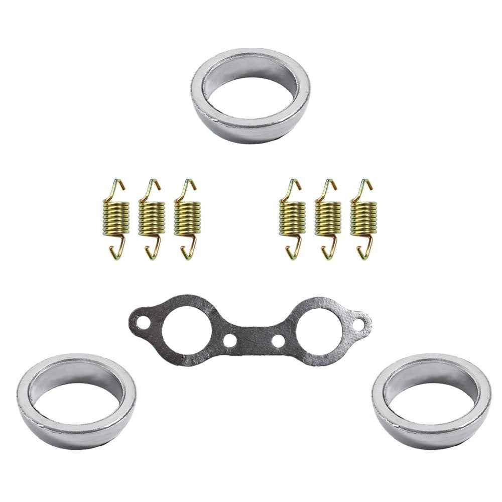 Exhaust Pipe Donut Gasket Kit 2010-2012 For Polaris Ranger XP 800 4x4 EFI New