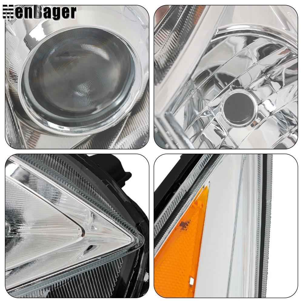 Halogen Headlights For 2012-2013-2014-15 Toyota Prius Chrome Housing Left+Right