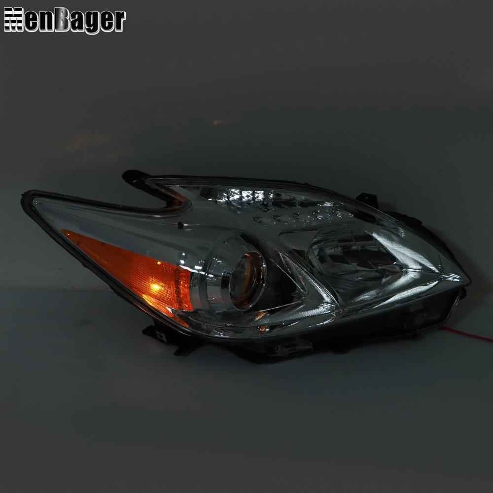 Halogen Headlights For 2012-2013-2014-15 Toyota Prius Chrome Housing Left+Right