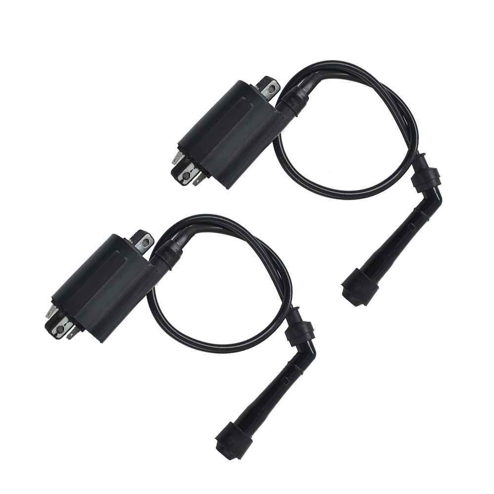 Set Of 2 Ignition Coils Fit For Kawasaki EX500 NINJA 500 500R 1987-2009 New