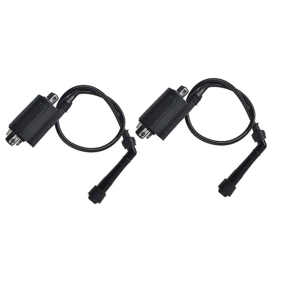 Set Of 2 Ignition Coils Fit For Kawasaki EX500 NINJA 500 500R 1987-2009 New