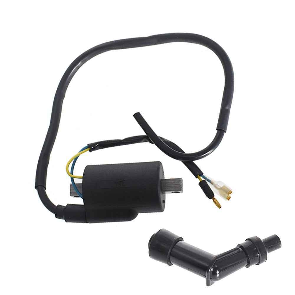 New Ignition Spark Coil Set With Plug Caps For Honda CB350 CL350 SL350 CB360