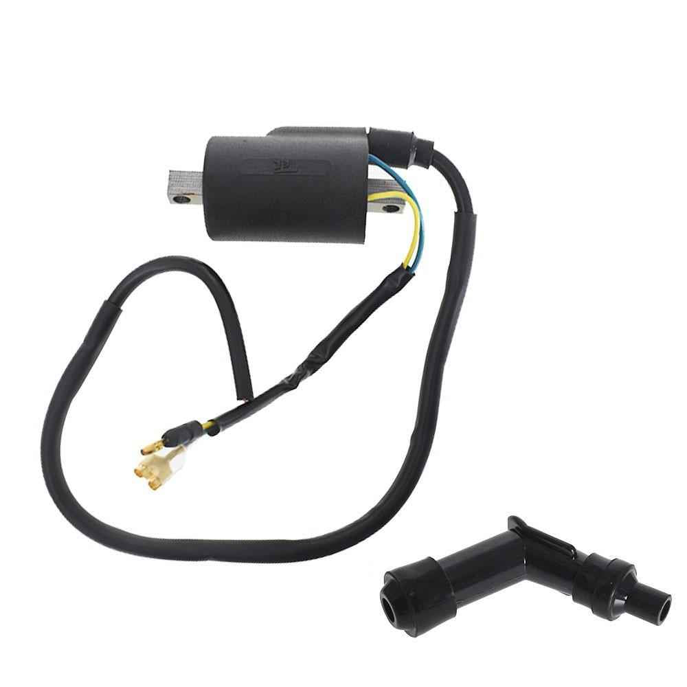 New Ignition Spark Coil Set With Plug Caps For Honda CB350 CL350 SL350 CB360
