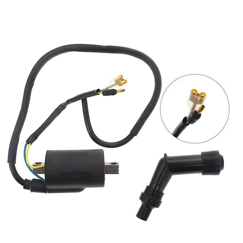 New Ignition Spark Coil Set With Plug Caps For Honda CB350 CL350 SL350 CB360